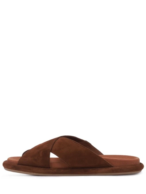 Шлепанцы замшевые SANTONI