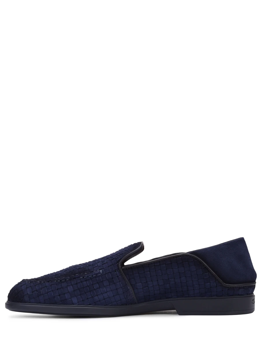 Лоферы замшевые