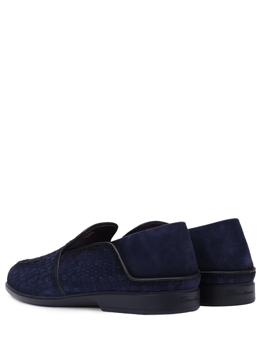 Лоферы замшевые