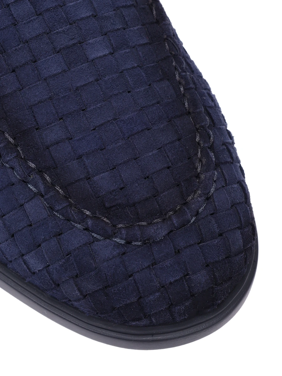 Лоферы замшевые