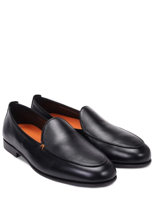 Лоферы кожаные SANTONI