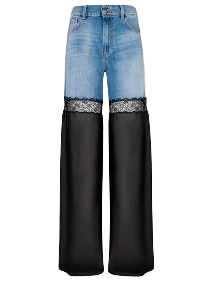 Джинсы комбинированные