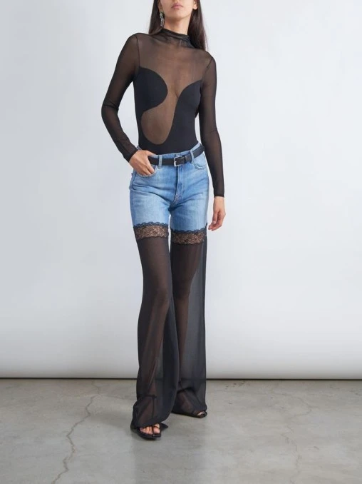 Джинсы комбинированные NENSI DOJAKA