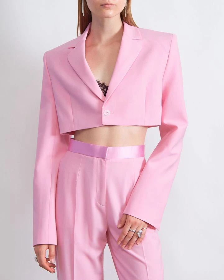 Жакет однотонный