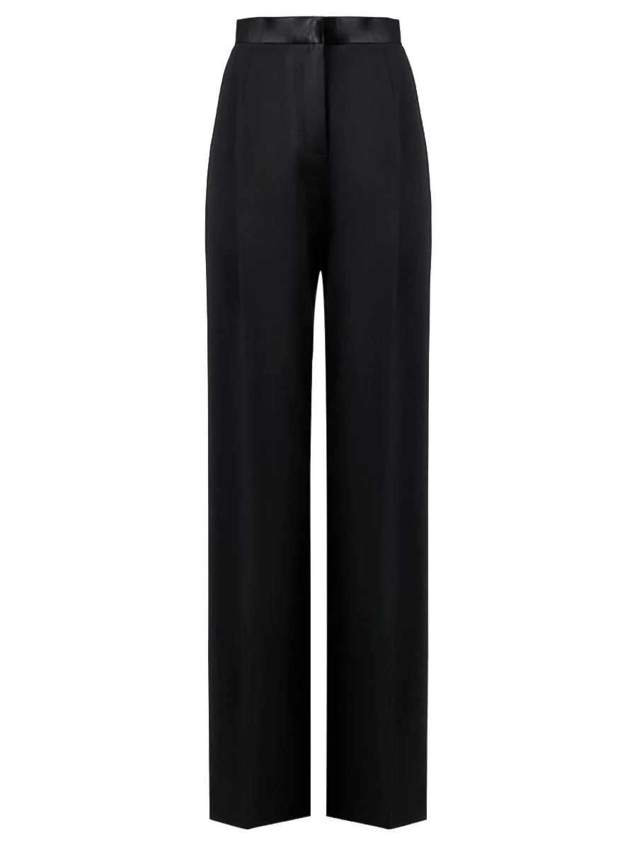 Брюки однотонные