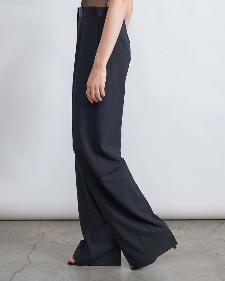 Брюки однотонные