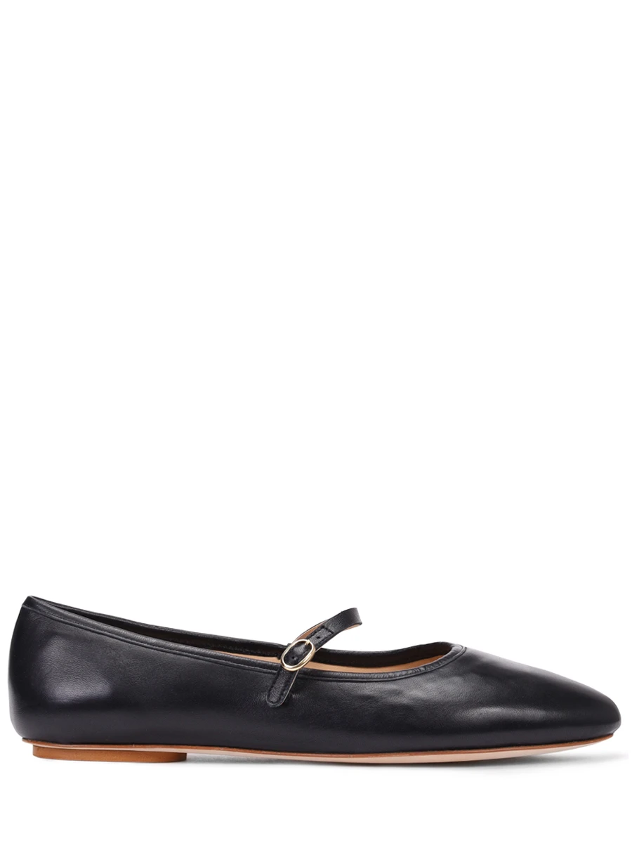 Балетки кожаные