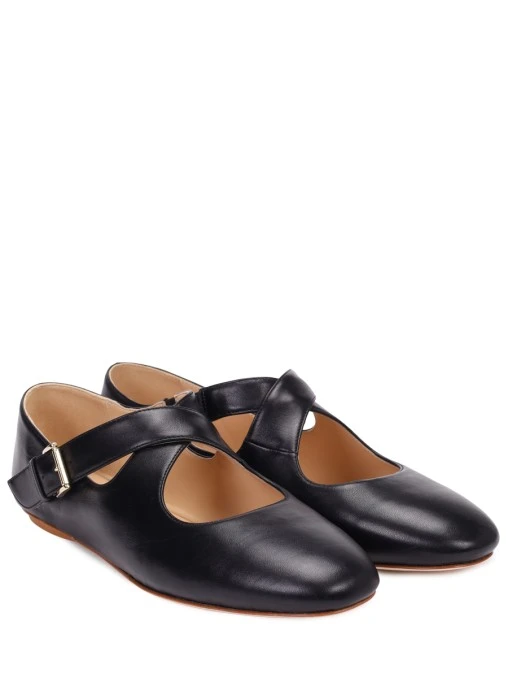 Балетки кожаные FABIO RUSCONI