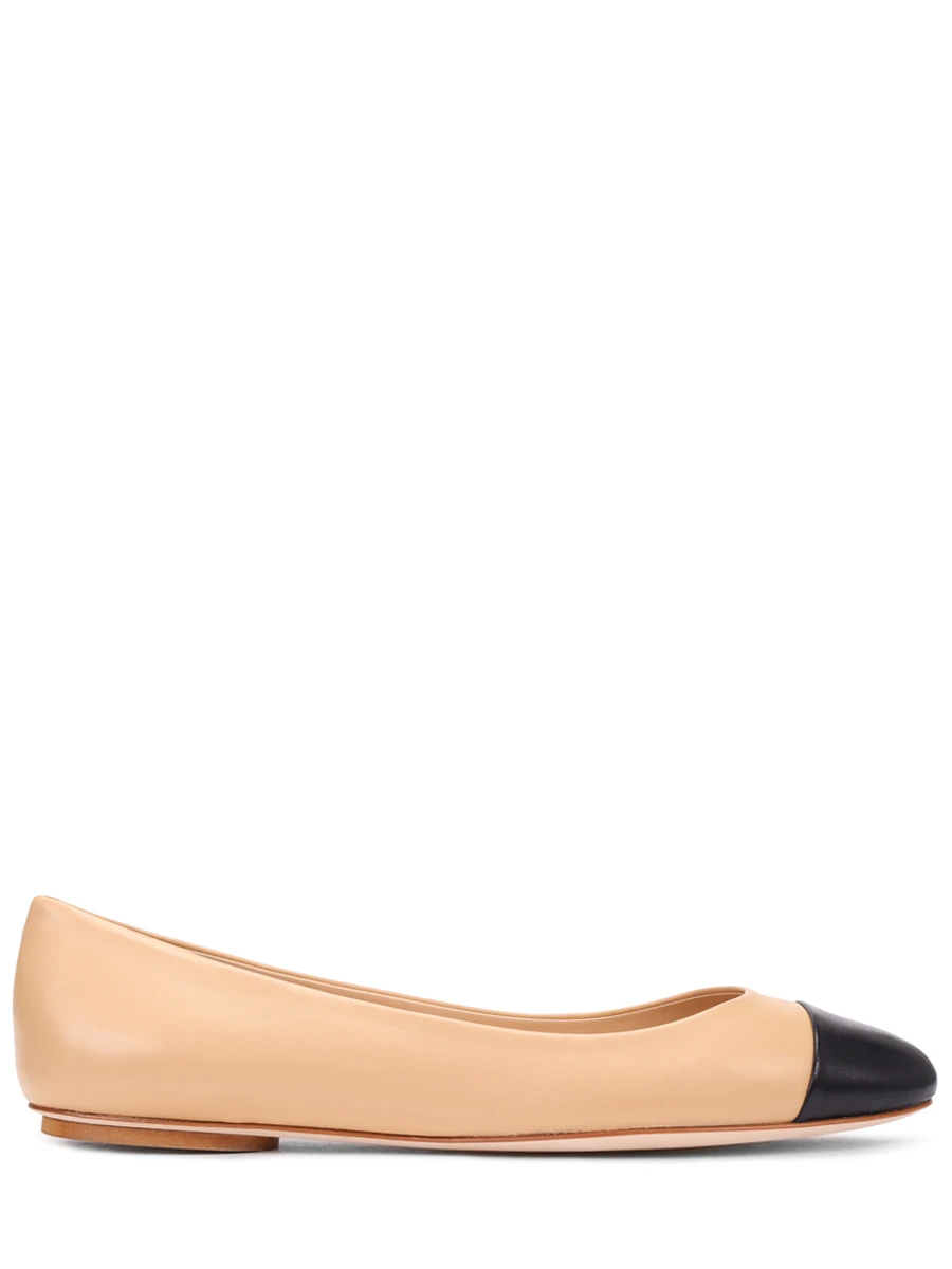 Балетки кожаные