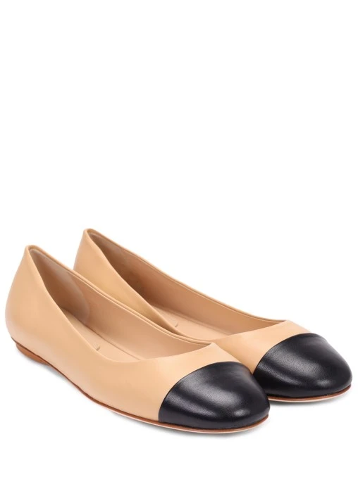 Балетки кожаные FABIO RUSCONI