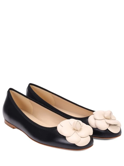 Балетки кожаные FABIO RUSCONI