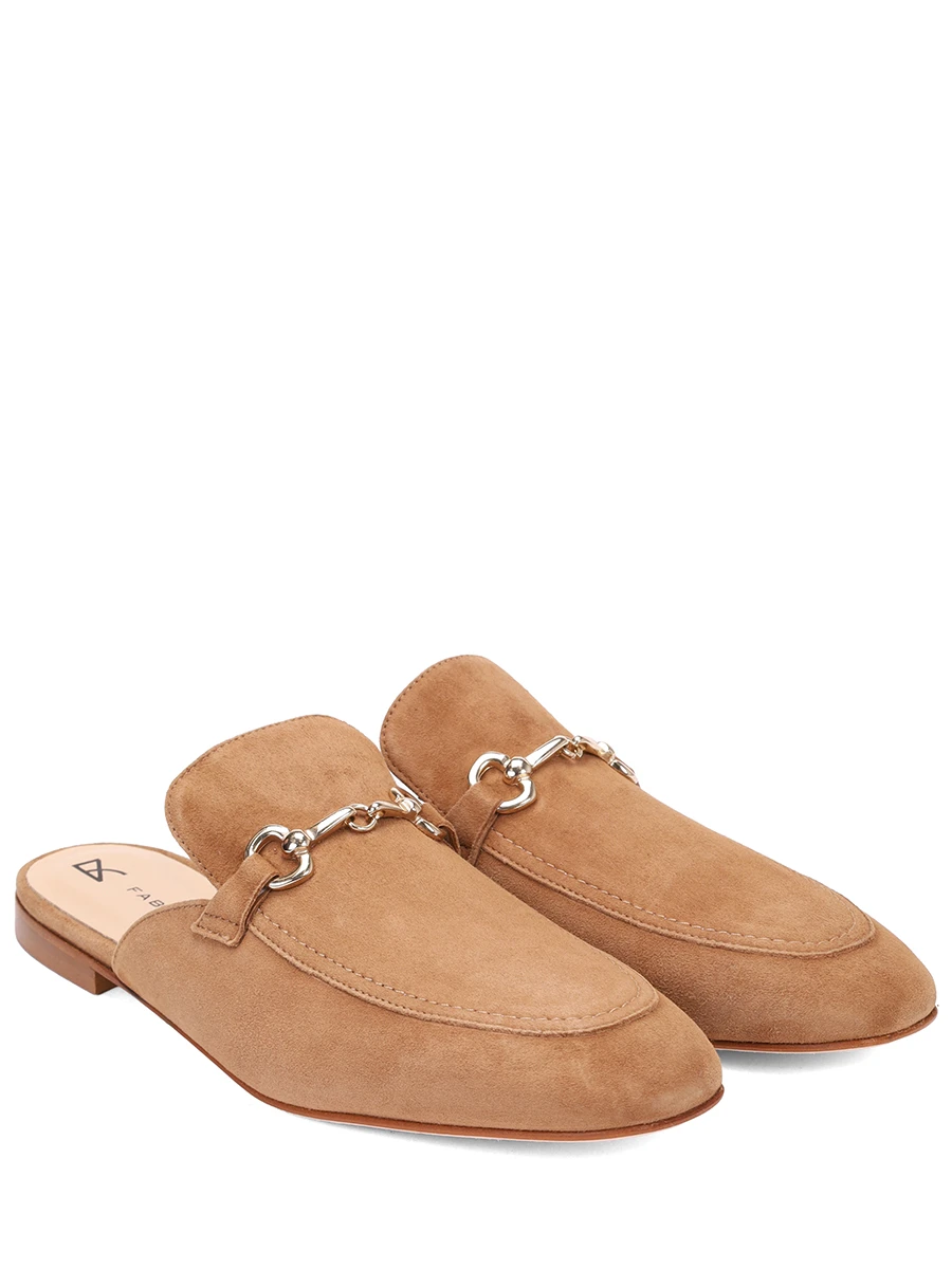 Мюли замшевые