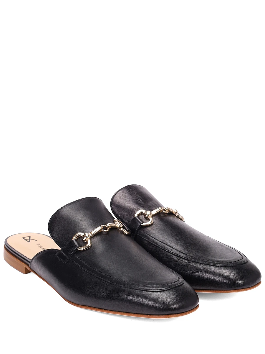 Мюли кожаные