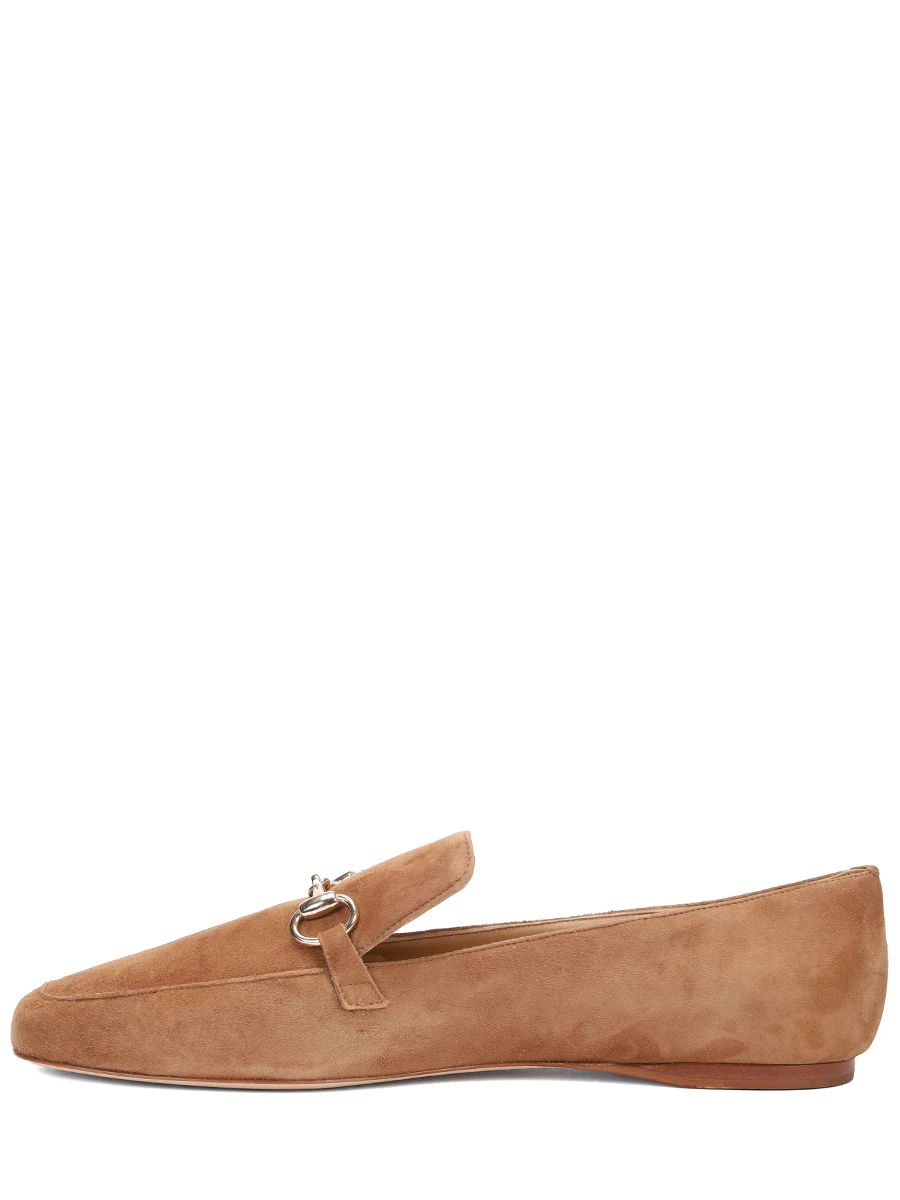 Лоферы замшевые