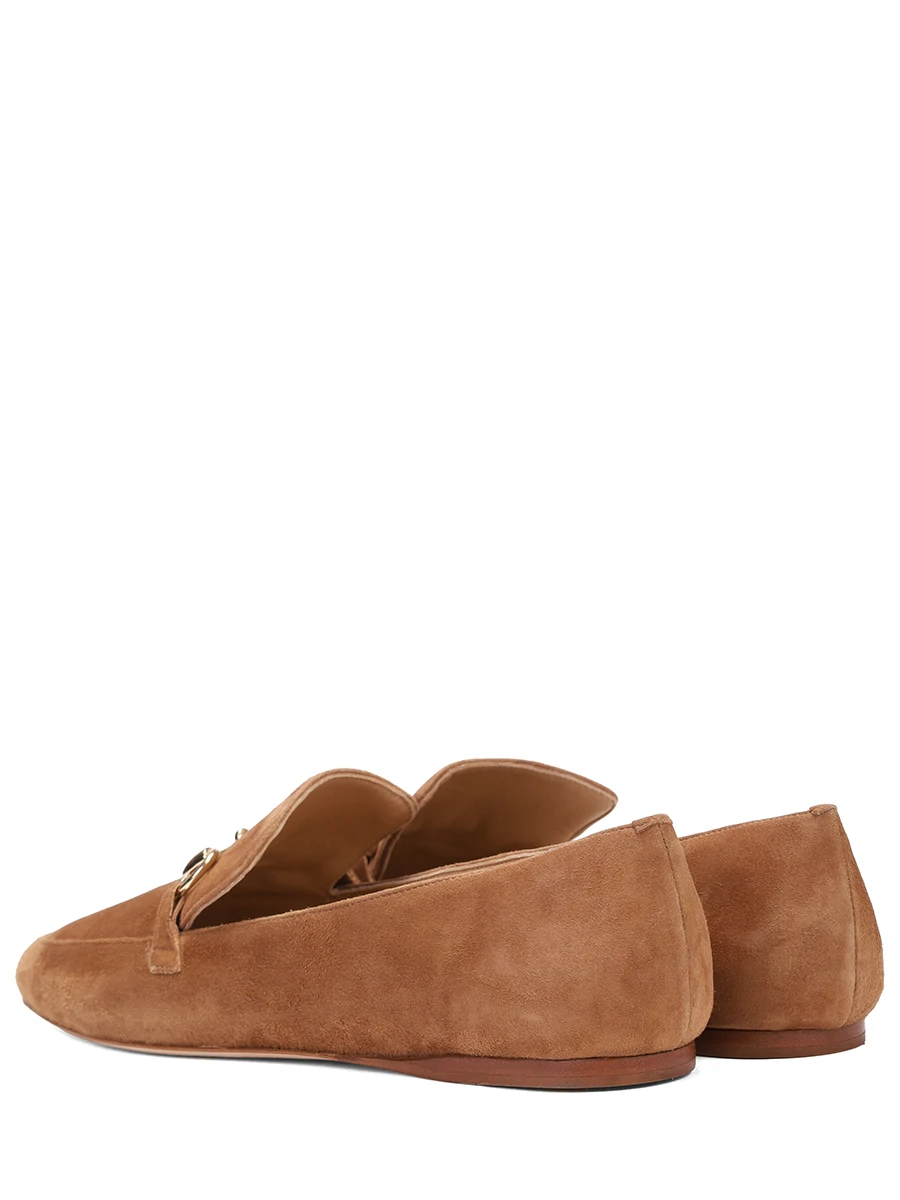 Лоферы замшевые