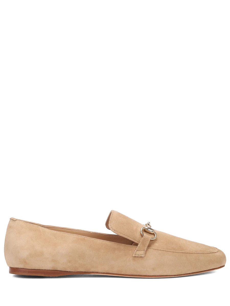 Лоферы замшевые