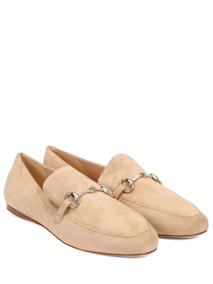 Лоферы замшевые