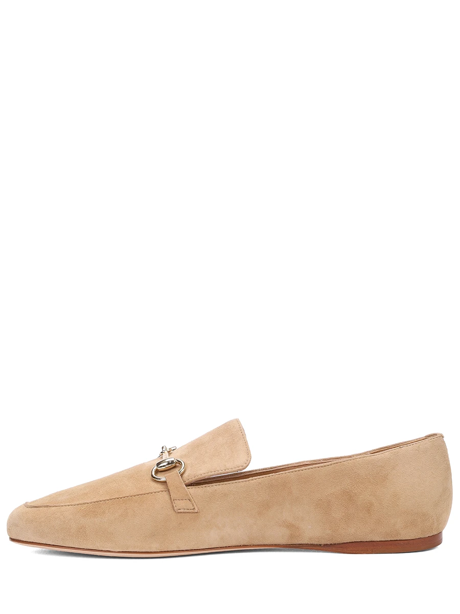 Лоферы замшевые