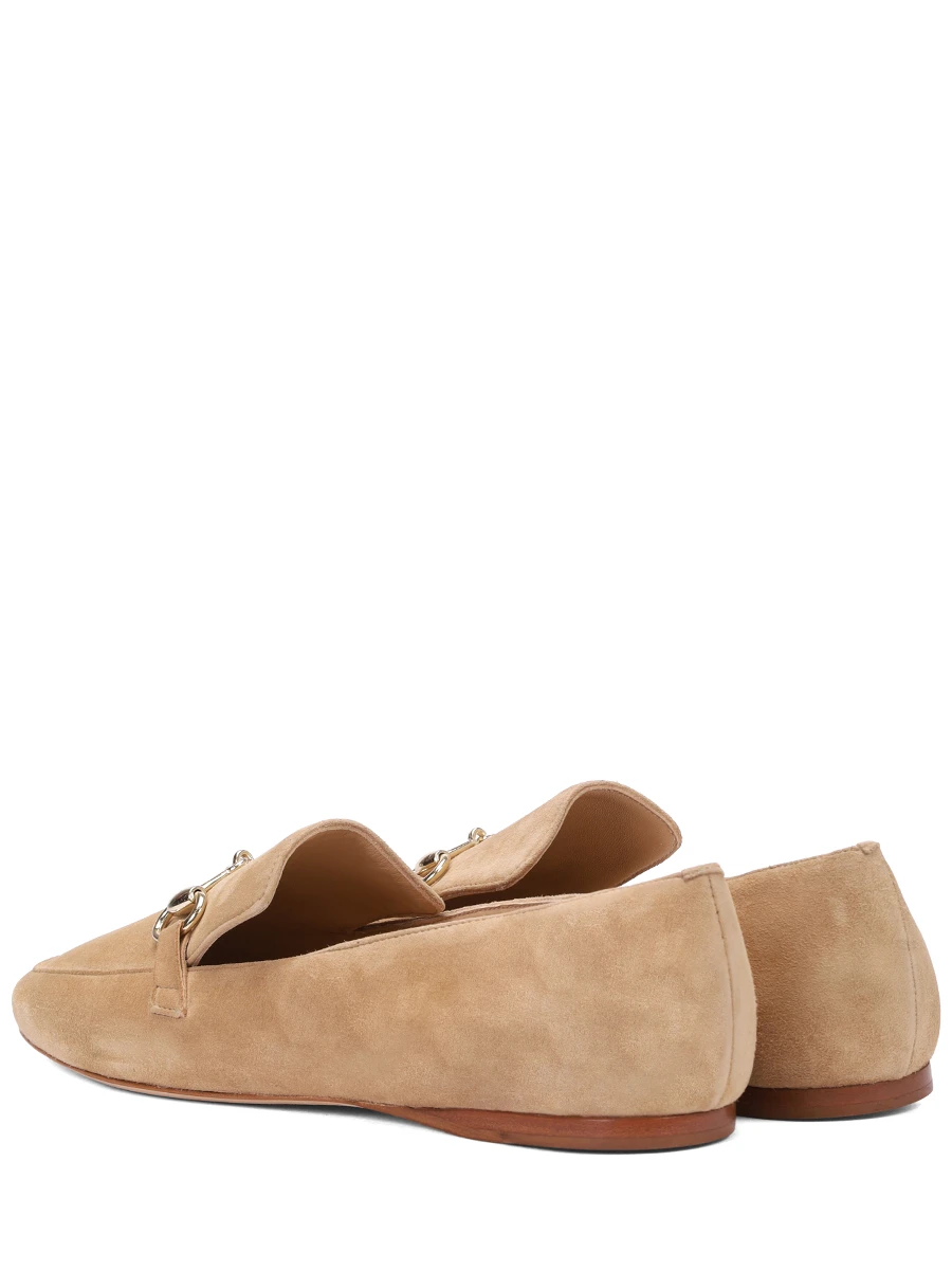 Лоферы замшевые