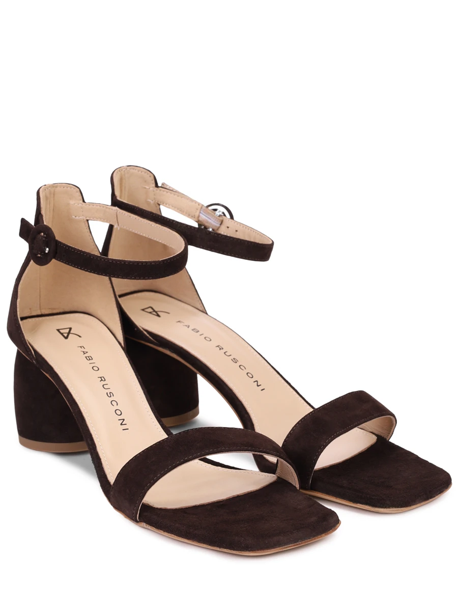 Босоножки замшевые