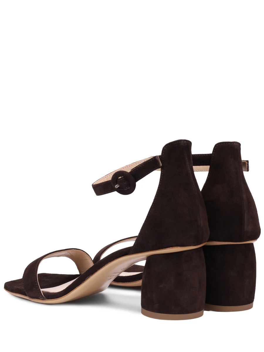 Босоножки замшевые