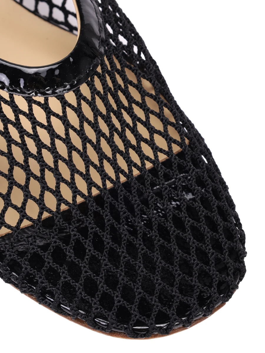 Балетки текстильные