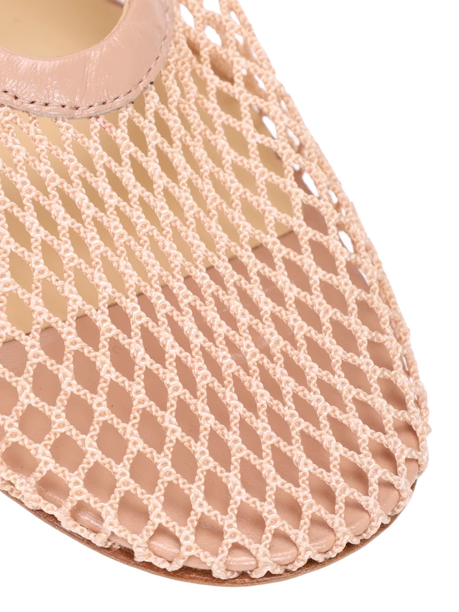 Балетки текстильные