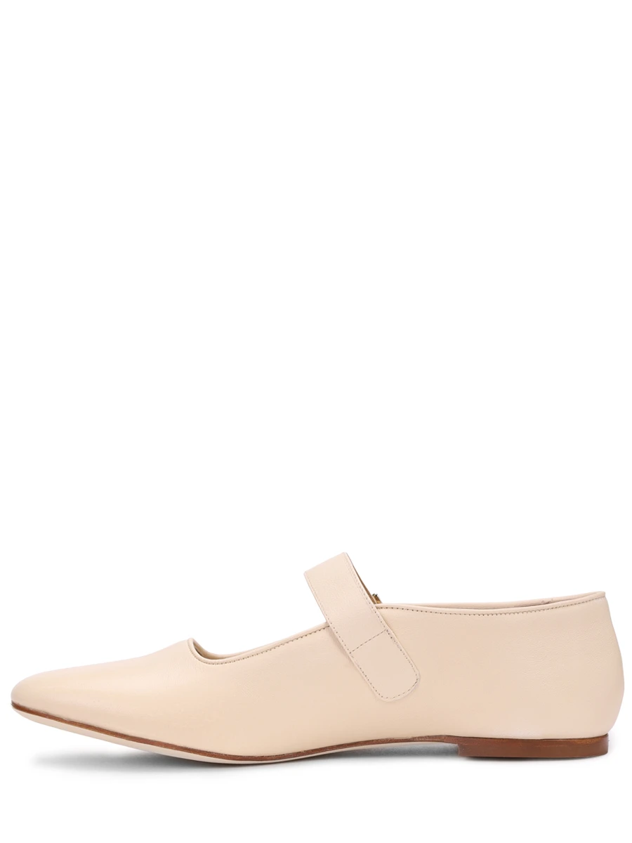 Балетки кожаные