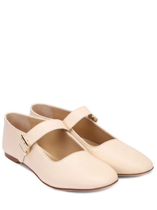 Балетки кожаные FABIO RUSCONI