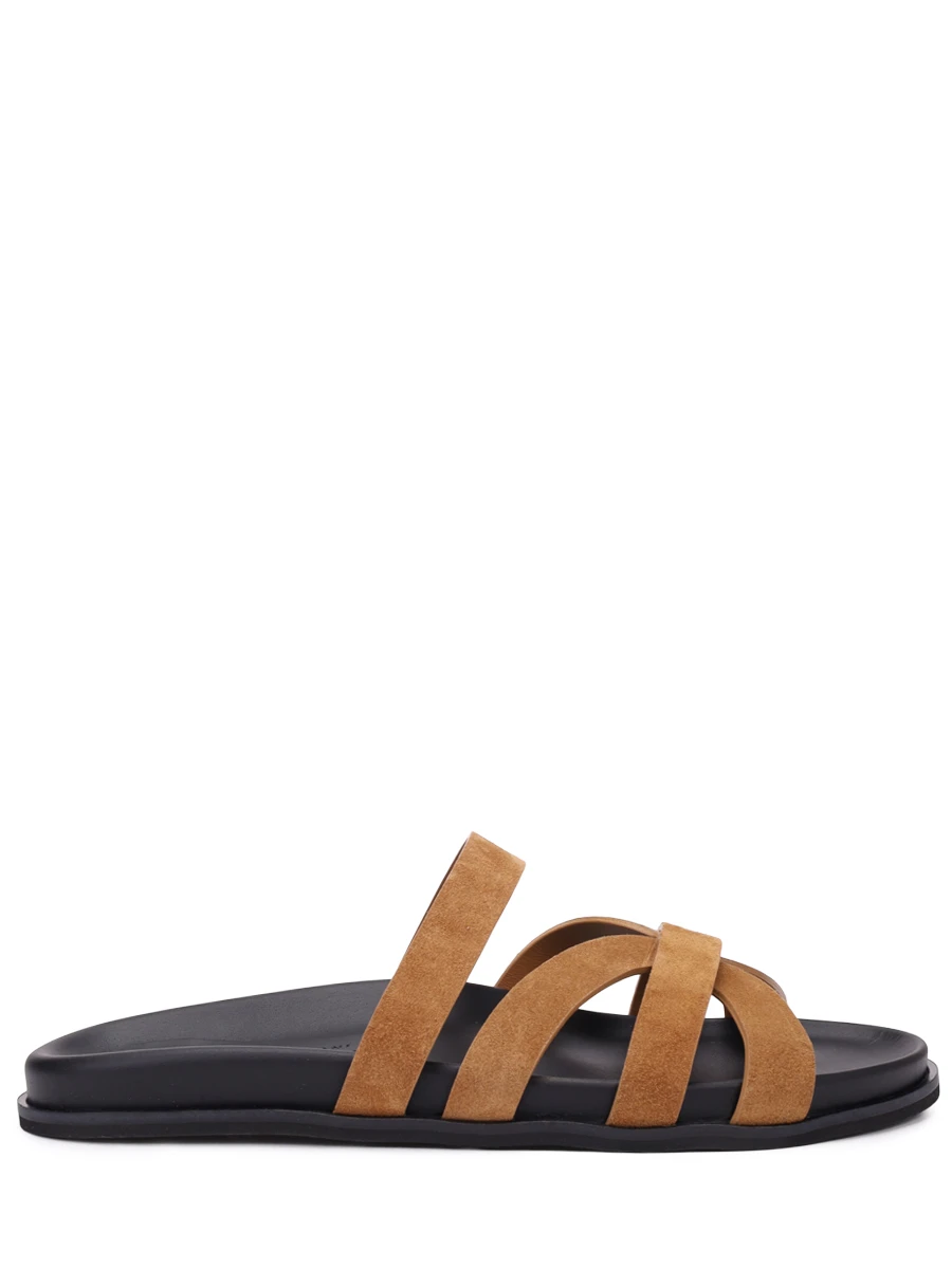 Шлепанцы замшевые