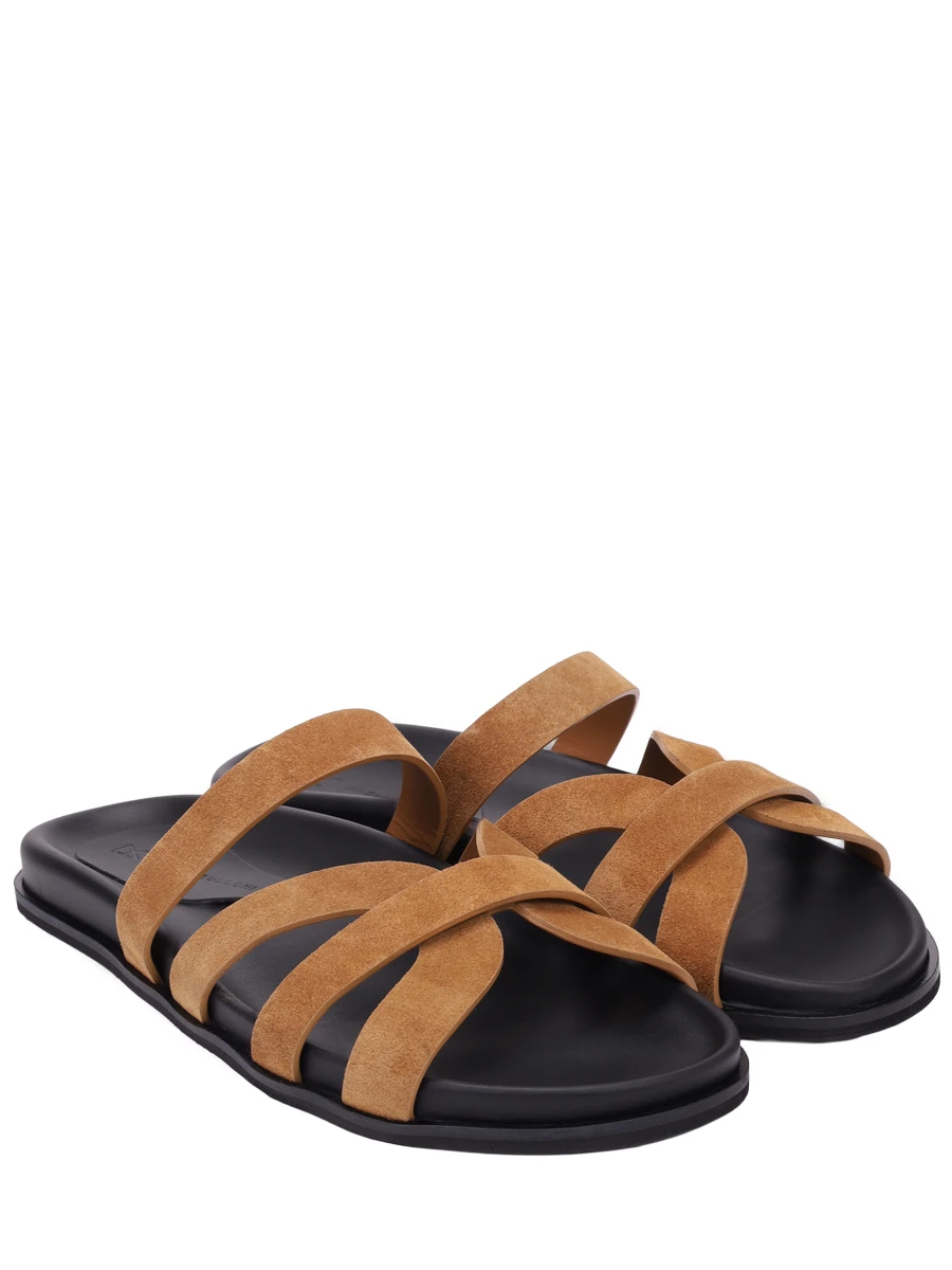 Шлепанцы замшевые