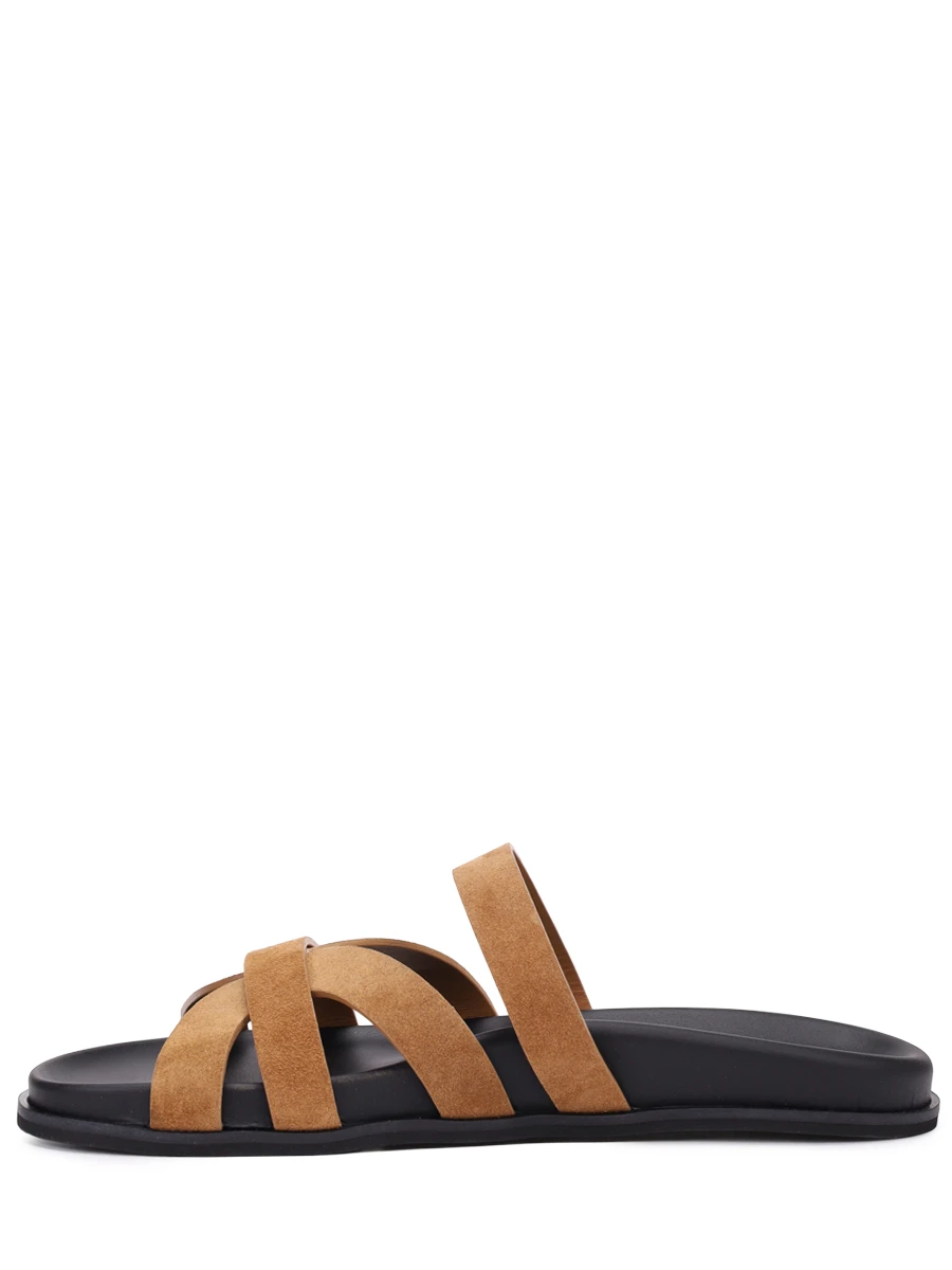 Шлепанцы замшевые