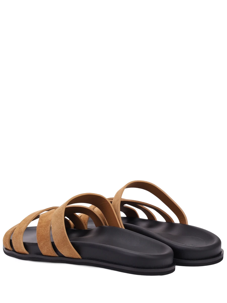 Шлепанцы замшевые