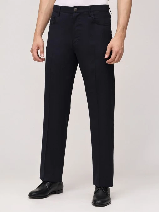 Брюки Regular Fit шерстяные CANALI