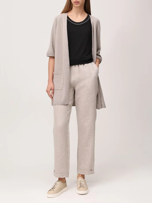 Футболка из вискозы LE TRICOT PERUGIA