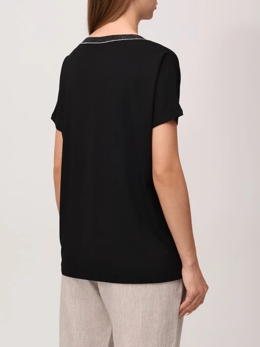 Футболка из вискозы LE TRICOT PERUGIA