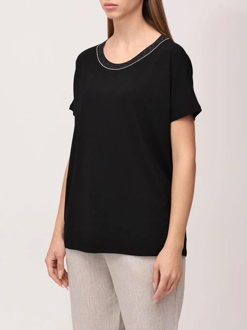 Футболка из вискозы LE TRICOT PERUGIA