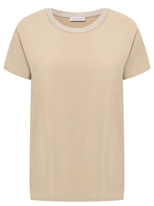 Футболка из вискозы LE TRICOT PERUGIA