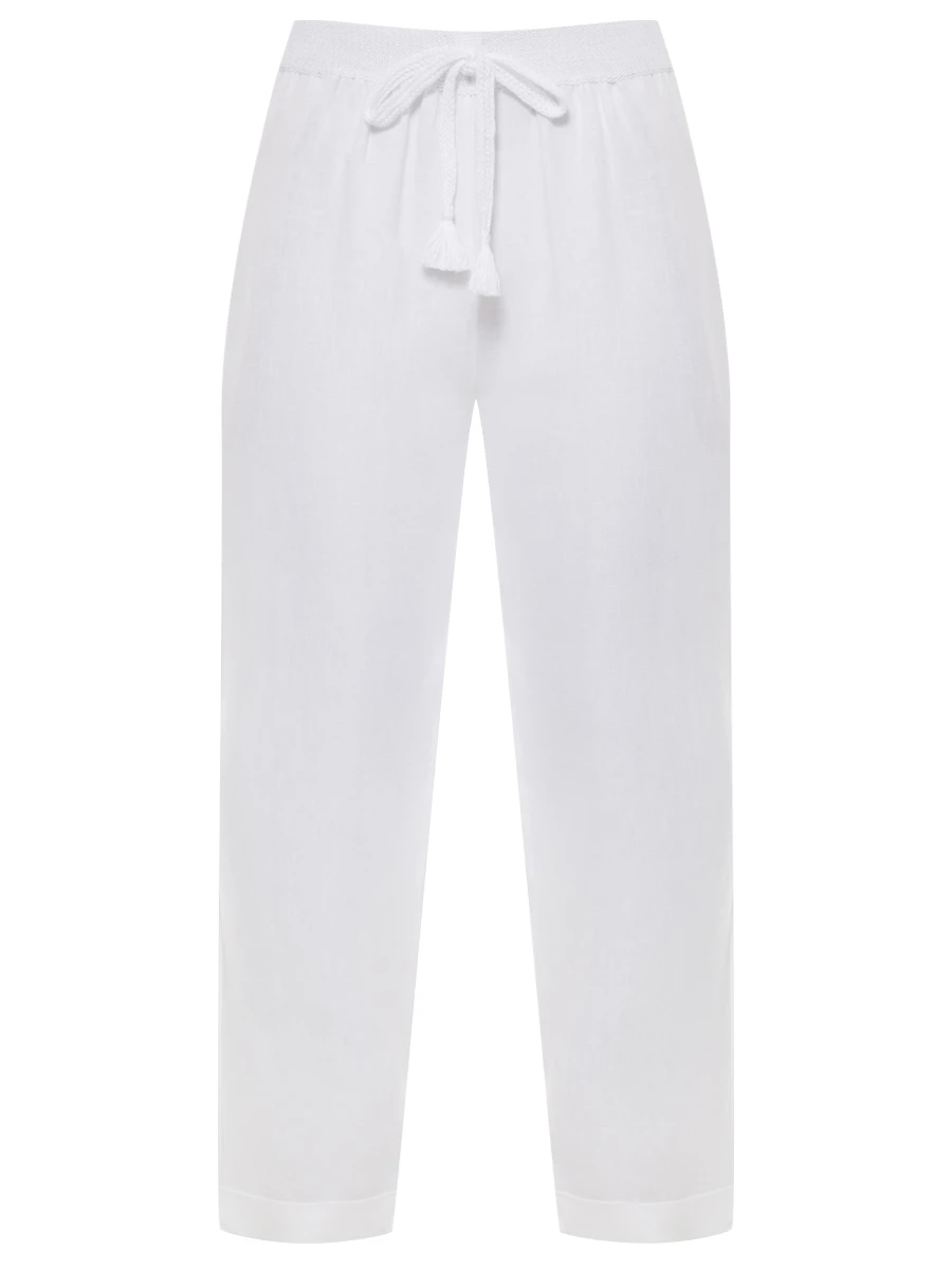 Брюки льняные