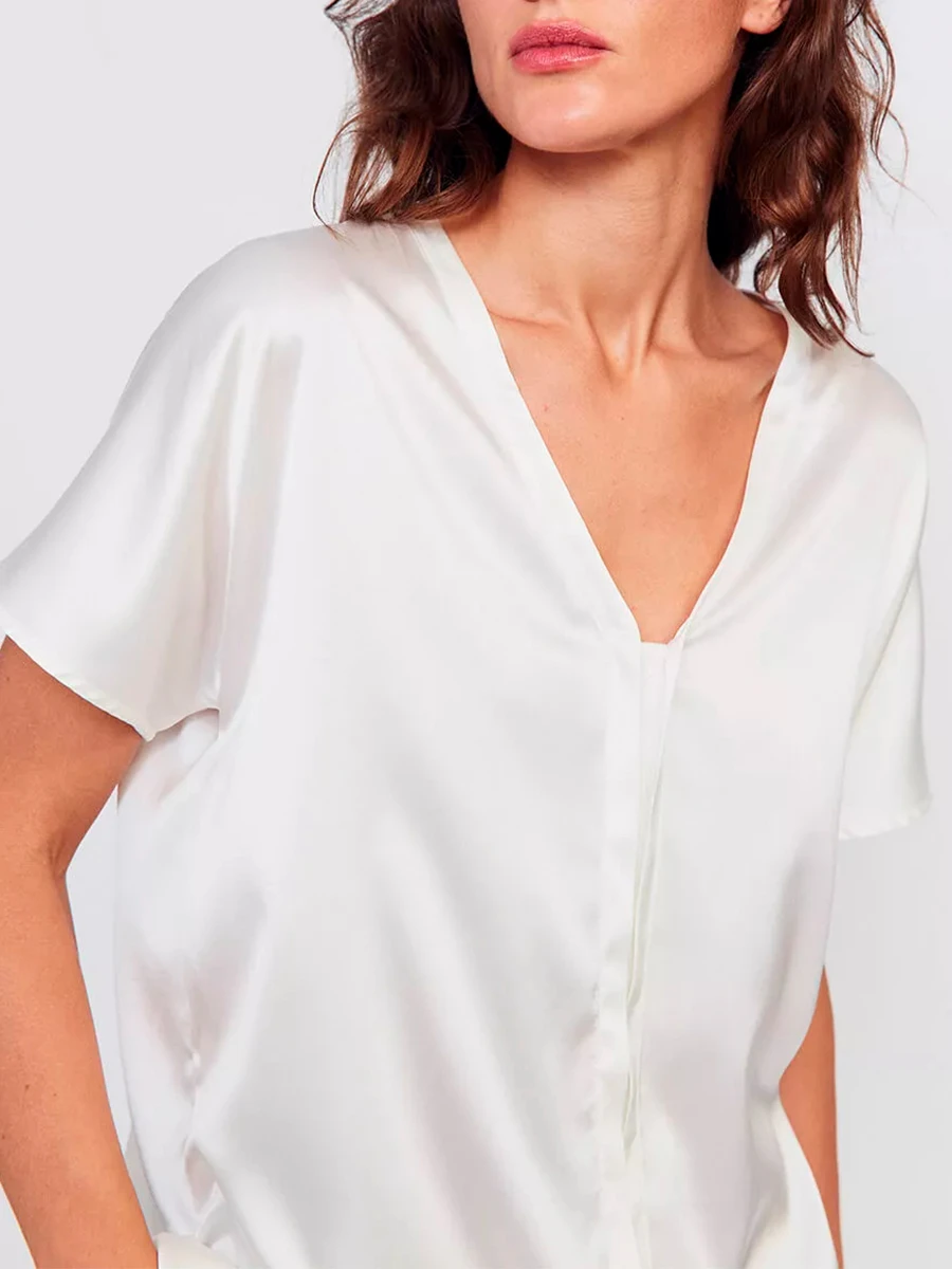 Топ шелковый