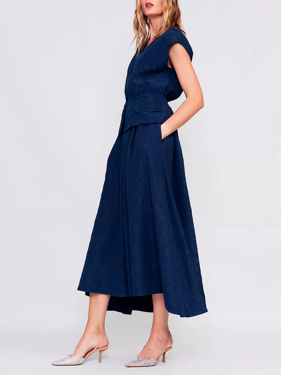 Юбка из вискозы и шелка