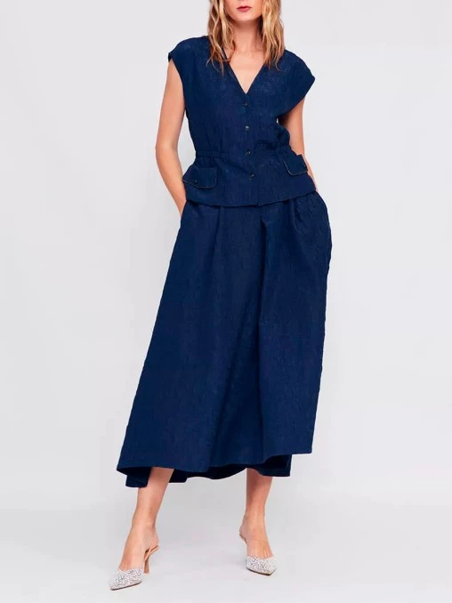 Юбка из вискозы и шелка FREE AGE