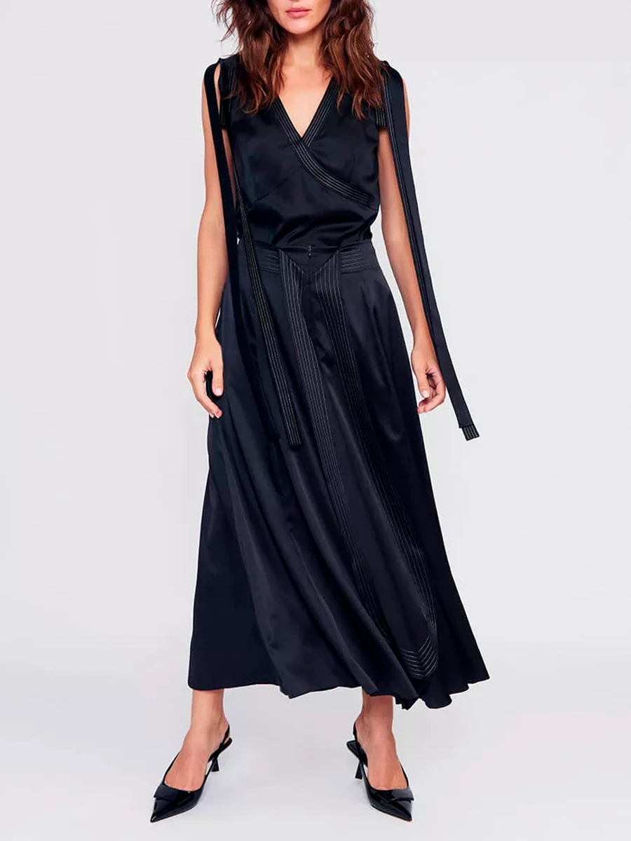 Юбка шелковая