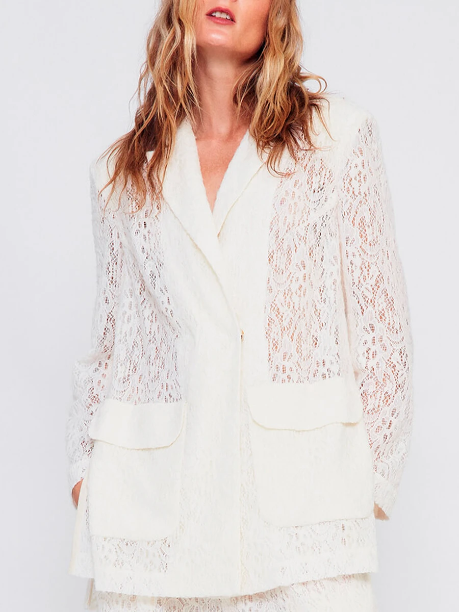 Жакет кружевной