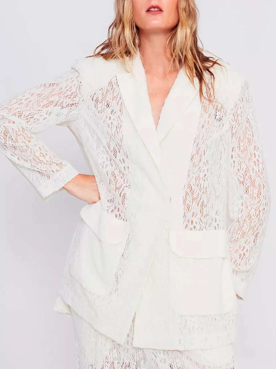 Жакет кружевной