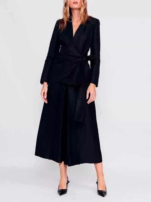 Жакет из вискозы и льна FREE AGE