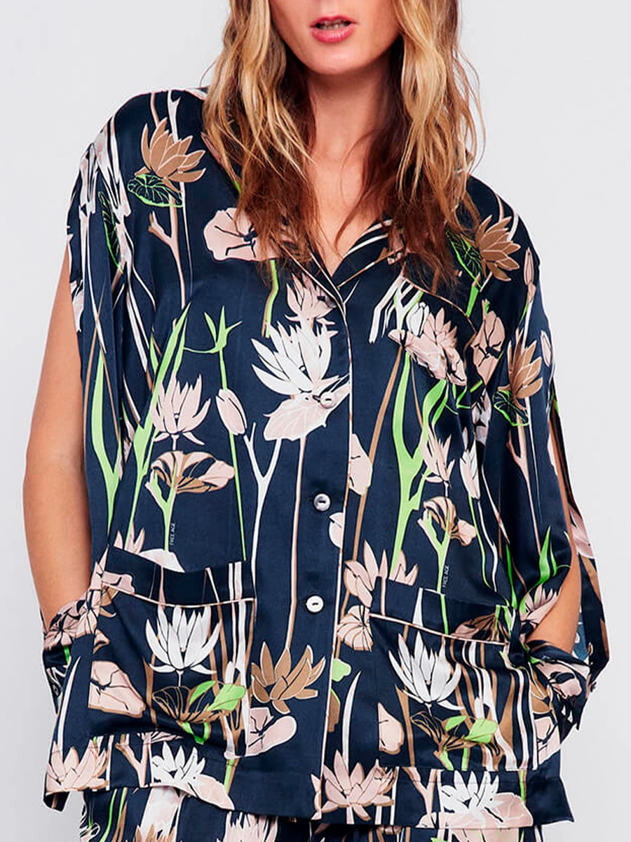 Жакет из хлопка и шелка