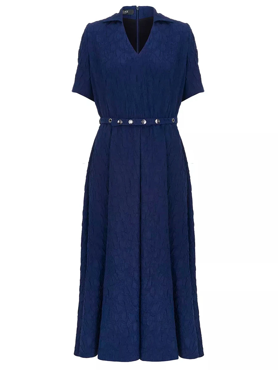 Платье из вискозы и шелка