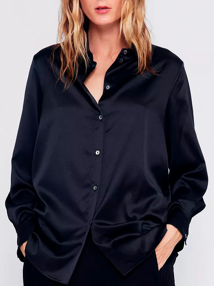 Блуза шелковая