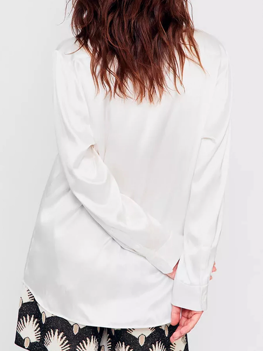 Блуза шелковая